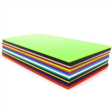 Fogli di plexiglass acrilico colorato
